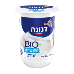 שטראוס יוגורט דנונה ביו 0% שומן