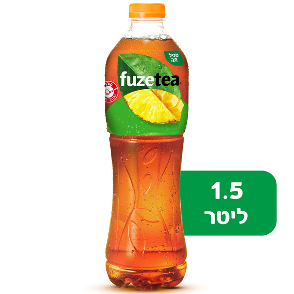פיוז טי תה קר בטעם מנגו אננס 1.5 ליטר