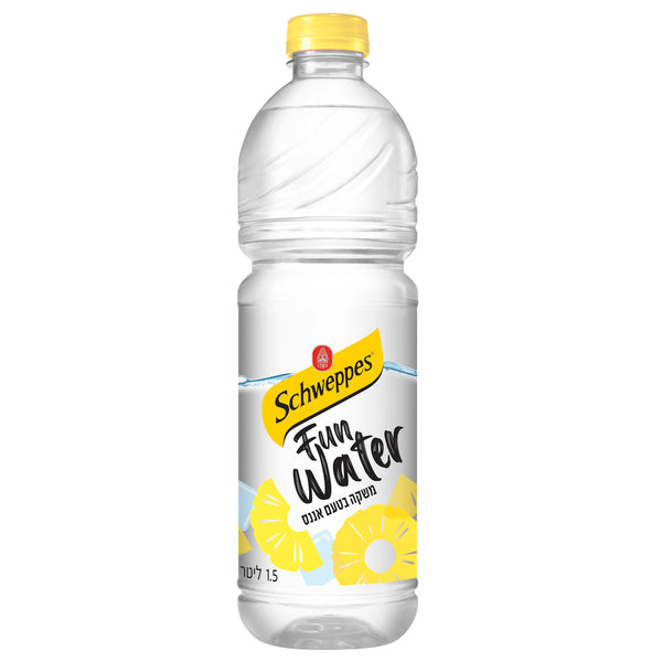 שוופס מים בטעמים אננס 1.5 ל'