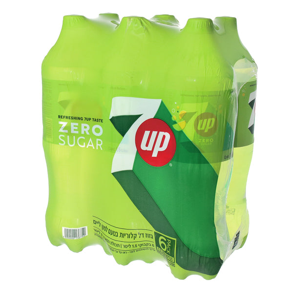 סבן אפ זירו שישייה 1.5 ליטר