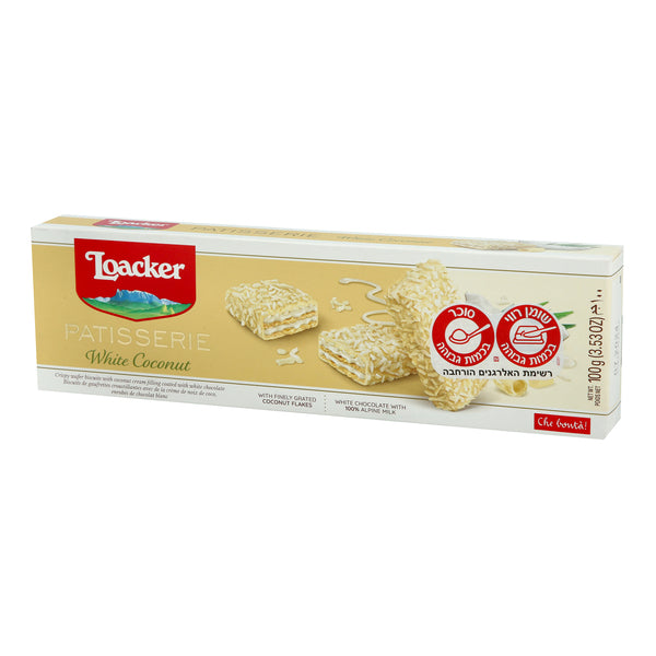 לואקר וופל גרנד פטיסרי שוקולד לבן וקוקוס