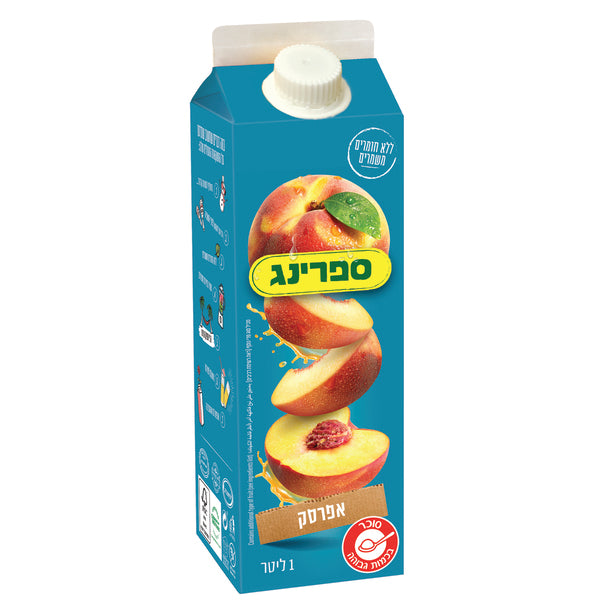 ספרינג אפרסק 1 ל' קרטונית
