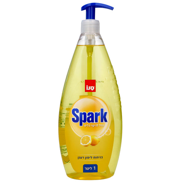 סנו ספארק נוזל לניקוי כלים בניחוח לימון רענן 1 ליטר