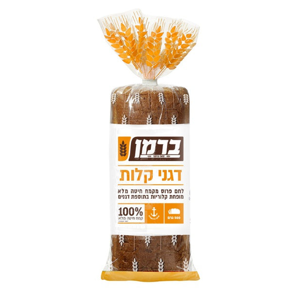 ברמן דגני קלות לחם פרוס מקמח חיטה מלא