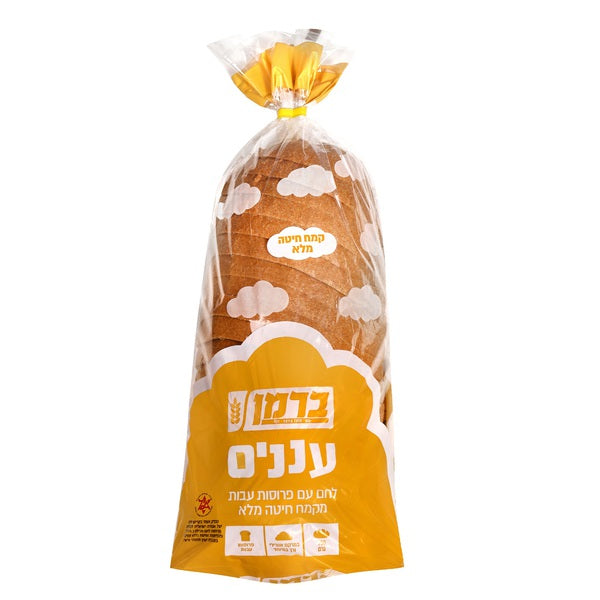 ברמן לחם עננים קמח חיטה מלא