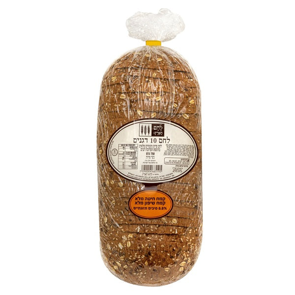 לחם הארץ לחם 10 דגנים פרוס