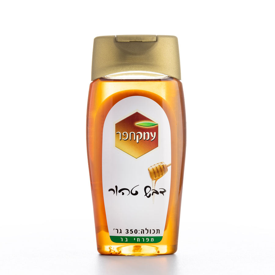 עמק חפר דבש 100% טהור בקבוק לחיץ
