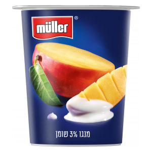 מולר סימפלי יוגורט מנגו 3% שומן