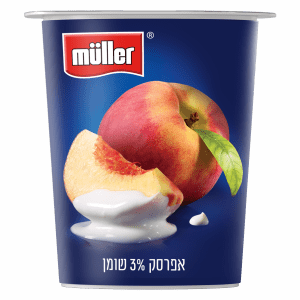 מולר סימפלי יוגורט אפרסק 3% שומן
