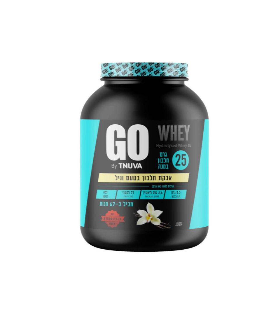 GO אבקת חלבון בטעם וניל