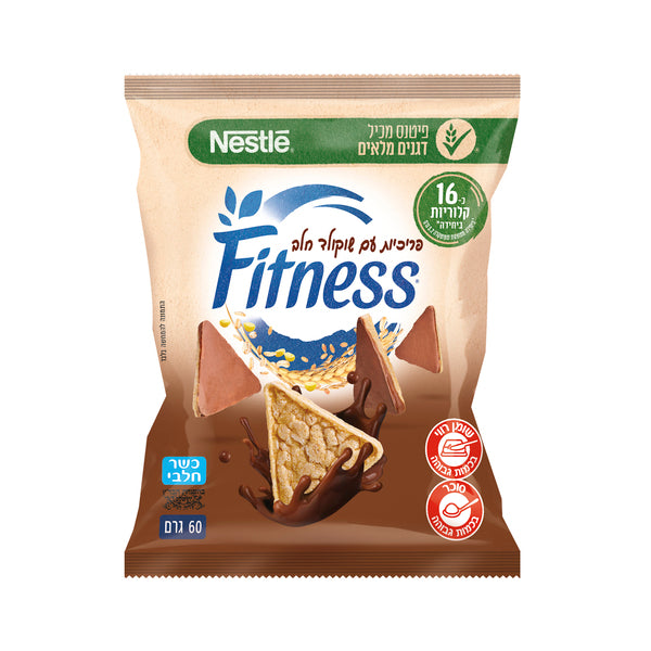 פיטנס פריכיות בציפוי שוקולד חלב