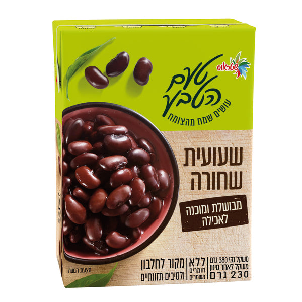 שטראוס טעם הטבע שעועית שחורה