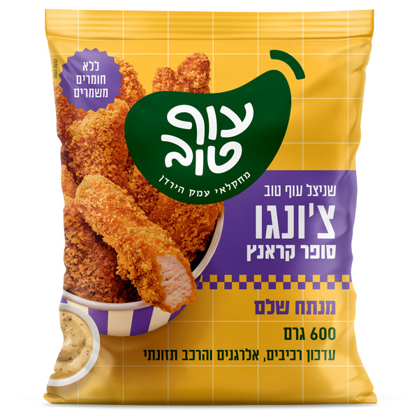 עוף טוב צ'ונגו סופר קראנץ - רצועות שניצל