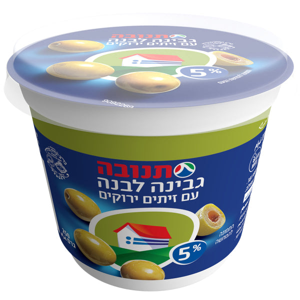 תנובה גבינה לבנה זיתים 5%