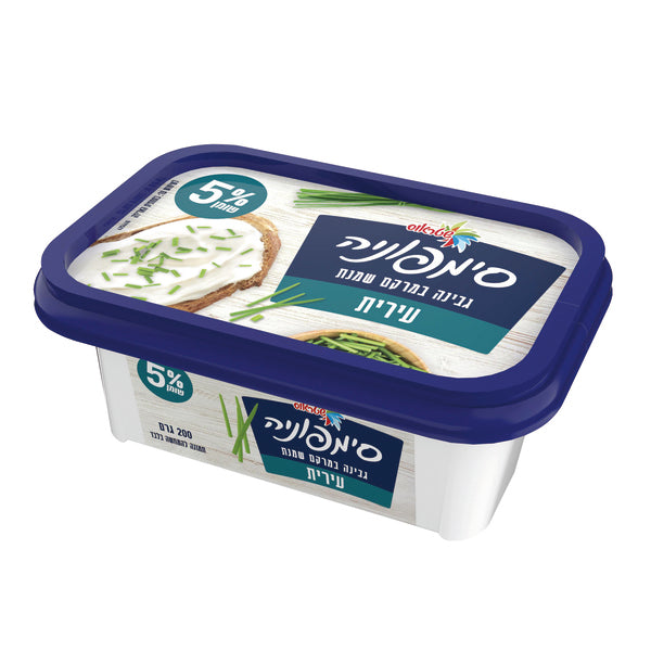 שטראוס סימפוניה גבינה במרקם שמנת עם עירית 5%