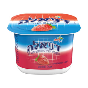 דניאלה מעדן גבינה ויוגורט בטעם תות 5%