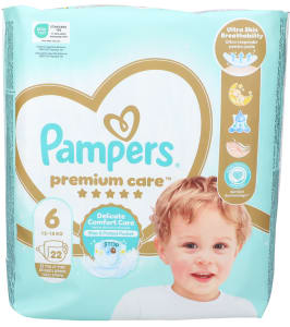 חיתולי פמפרס פרימיום קר שלב 6