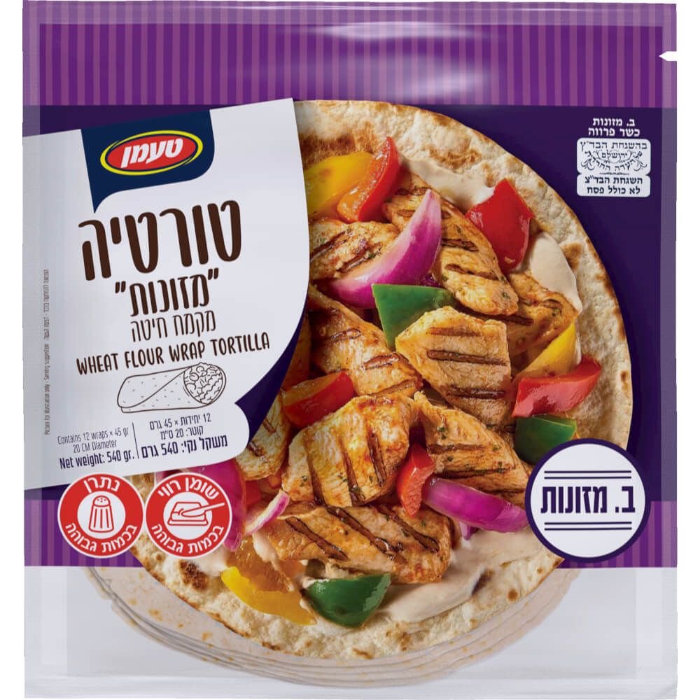 טעמן טורטיה מקמח חיטה