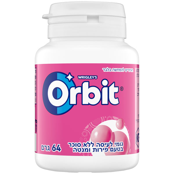 מסטיק אורביט בטעם פירות ומנטה ללא סוכר