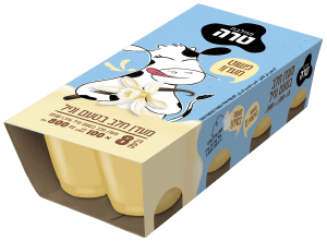 טרה מארז 8 יחידות מעדן חלב בטעם וניל 1.5%