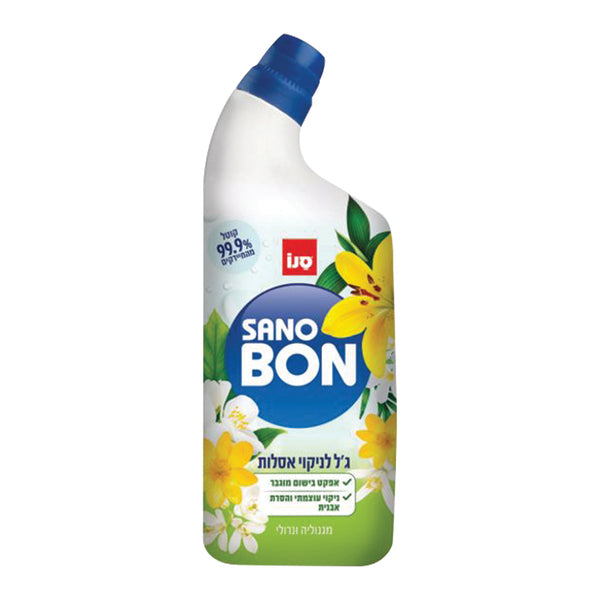 סנו ג'ל לניקוי אסלות עם אפקט בישום מוגבר מגנוליה ונרולי