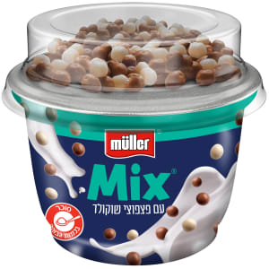 מולר מיקס יוגורט עם פצפוצי שוקולד