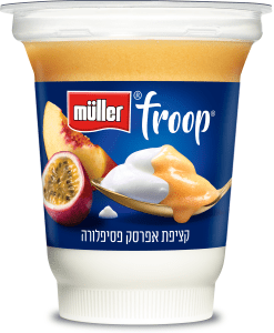 מולר פרופ יוגורט עם קציפת אפרסק פסיפלורה