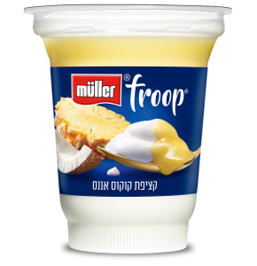 מולר פרופ יוגורט עם קציפת קוקוס אננס