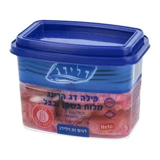 דלידג פילה דג הרינג מלוח בשמן ובצל