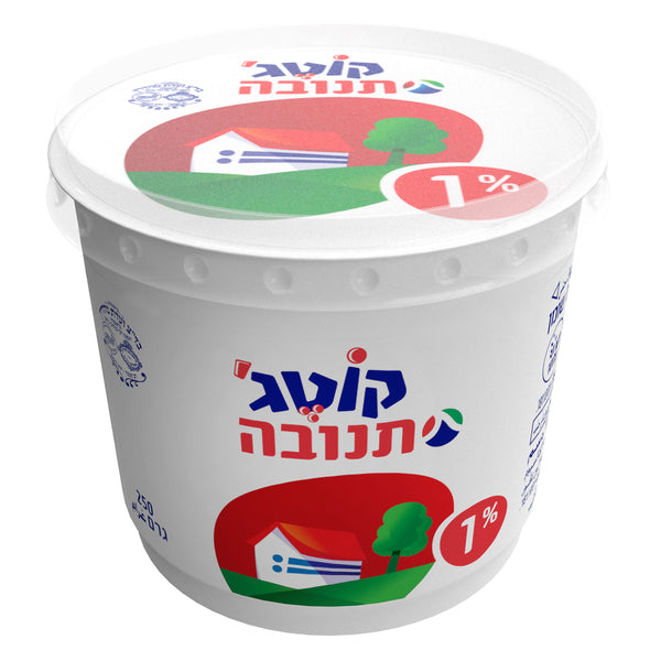 תנובה קוטג' 1%