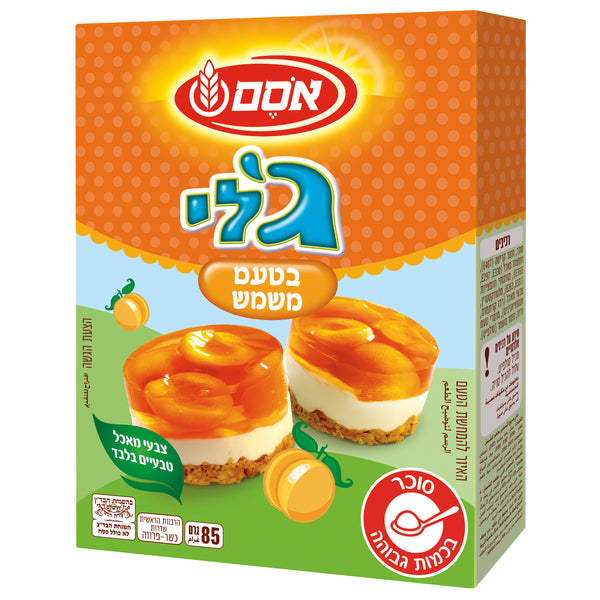 אסם ג'לי מהיר הכנה בטעם משמש