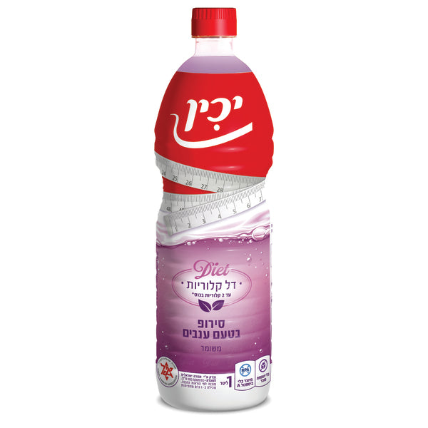 סירופ דיאט ענבים 1ל' יכין