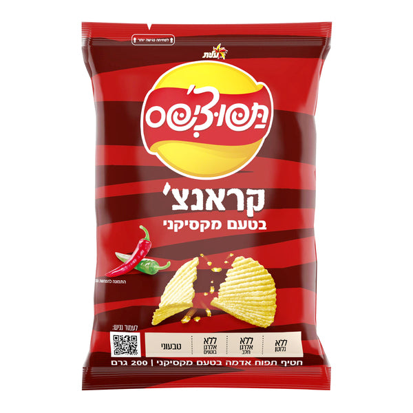 תפוצ'יפס קראנצ' בטעם מקסיקני
