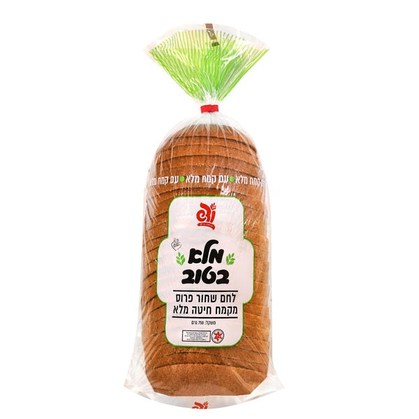 לחם שחור קמח מלא פרוס