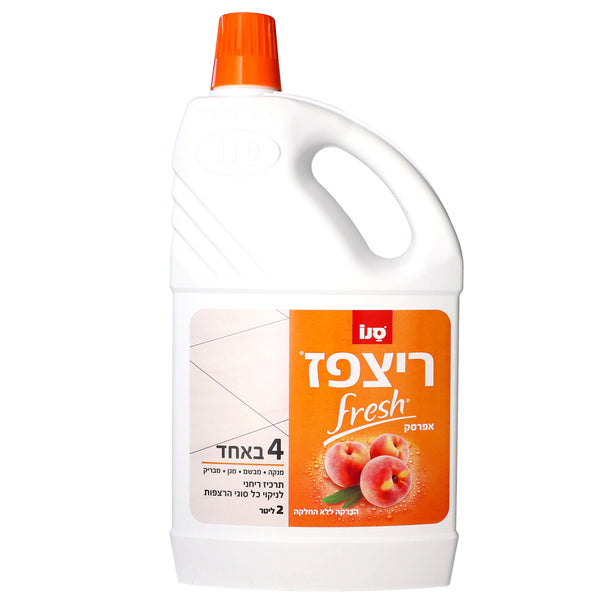 ריצפז פרש אפרסק תרכיז ריחני לכל סוגי הרצפות 2 ליטר
