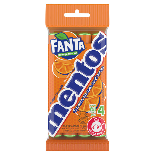 סוכריות מנטוס בגליל טעם פאנטה תפוז