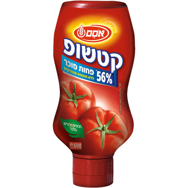 אסם קטשופ פחות 56% סוכר