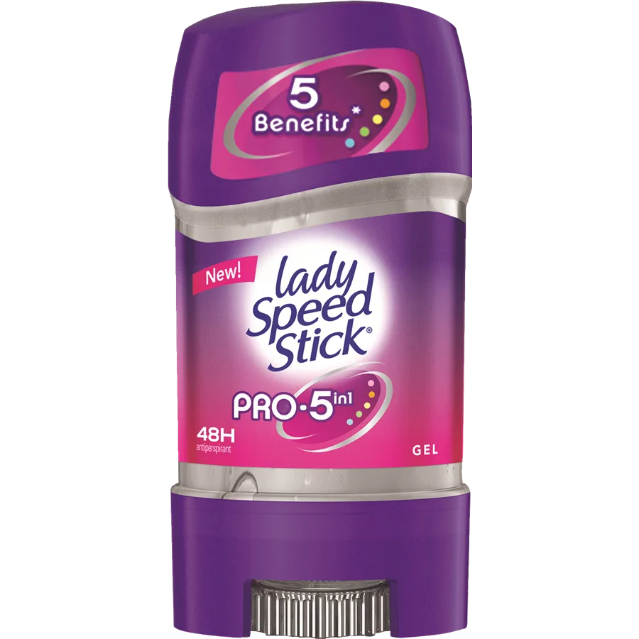 ליידי ספיד סטיק ג'ל אנטיפרספרנט פרו 5 לא משאיר סימנים 24/7