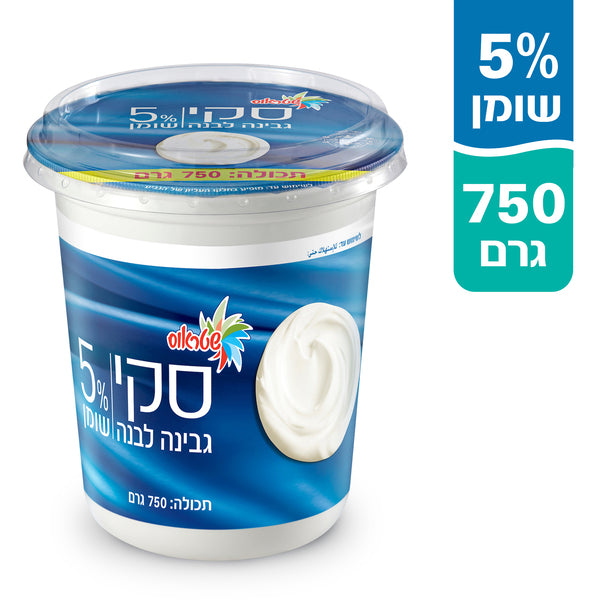 שטראוס סקי גבינה לבנה 5%  מארז חסכון