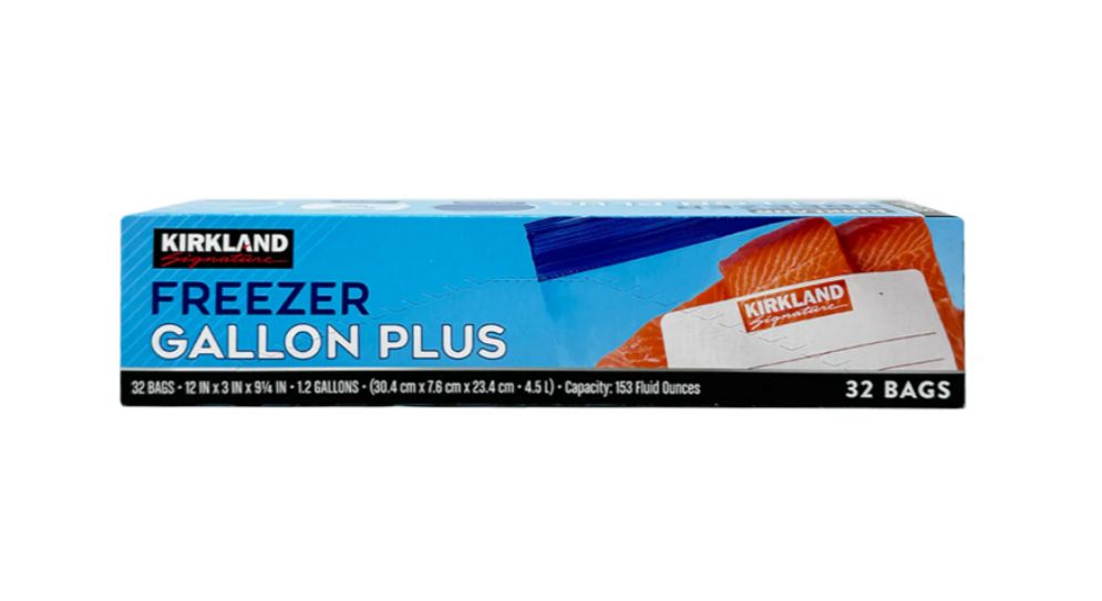 קירקלנד שקיות זיפלוק גדולות לסגירה הרמטית