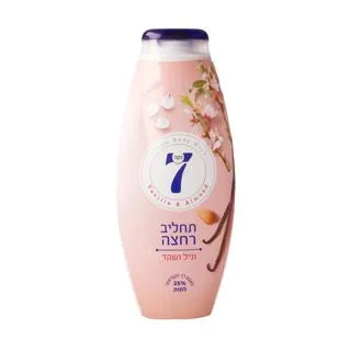 נקה 7 תחליב רחצה וניל ושקד 750 מ"ל