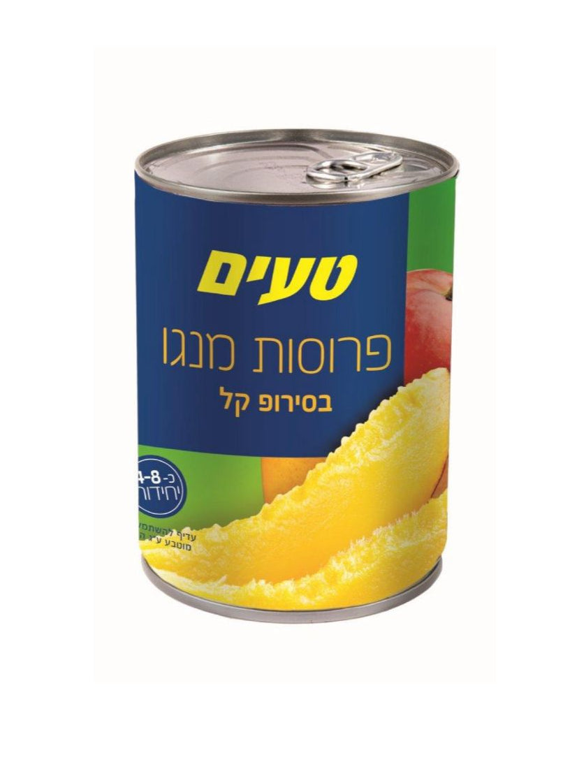 טעמן טעמן פרוסות מנגו בסירופ קל