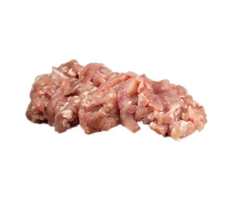 רצועות עוף טרי להקפצה