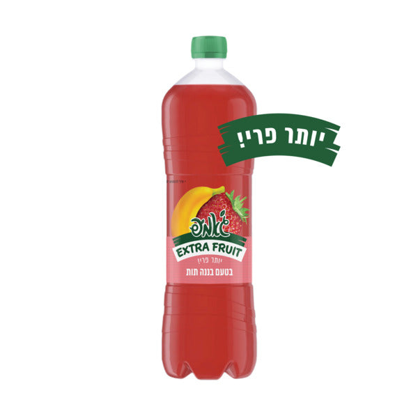 ג'אמפ EXTRA FRUIT טעם בננה-תות 1.5 ליטר