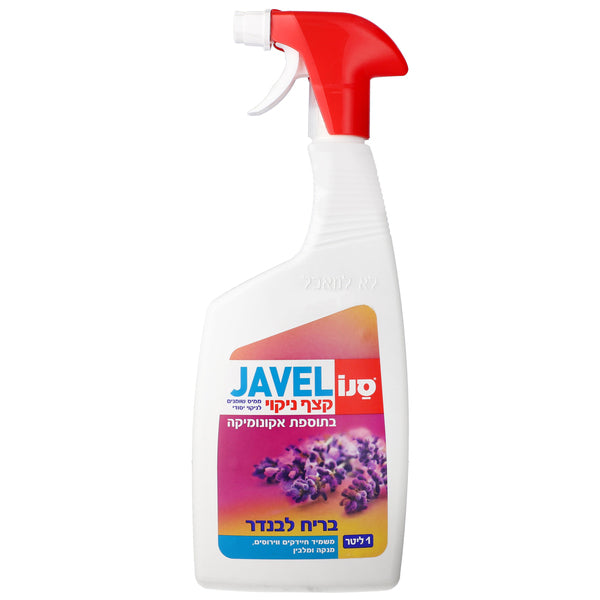 סנו JAVEL קצף ניקוי בתוספת אקונומיקה, בריח לבנדר 1 ליטר