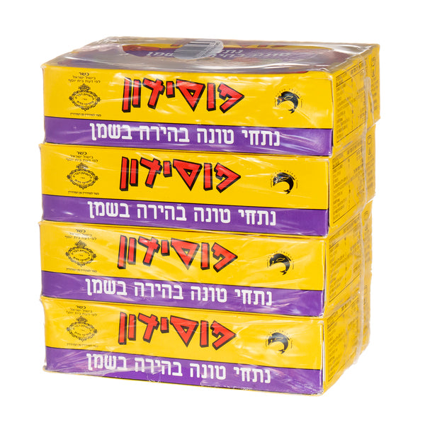 פוסידון נתחי טונה בהירה בשמן