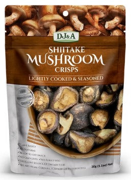 צ'יפס פטריות שיטאקי קריספיות בטיבול עדין