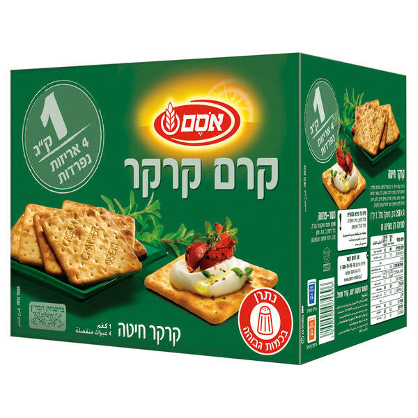 אסם קרם קרקר 1קג