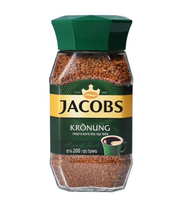 ג'ייקובס  מונארך קפה נמס מיובש בהקפאה, צנצנת 190 גרם