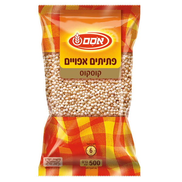 אסם פתיתים אפויים אסם קוסקוס עם בצל